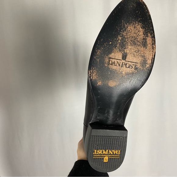 Dan Post black cowboy boots size 12 - Picture 3 of 4